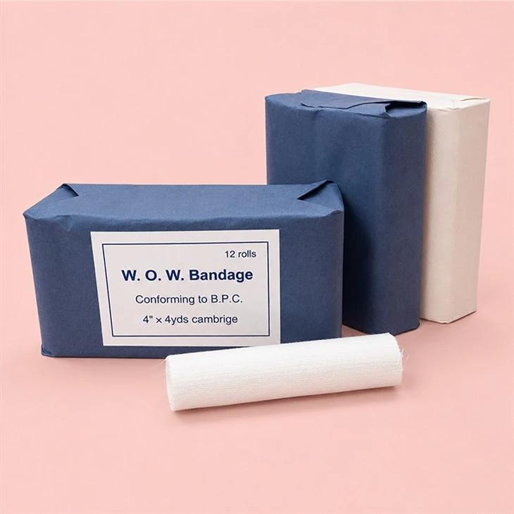 WOW Gauze Bandage 4 Inches – 12 Rolls per Pack - View 1