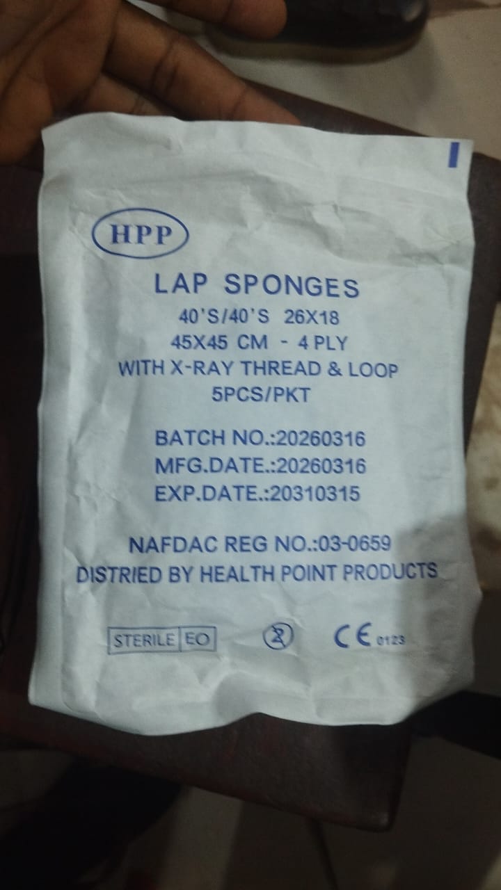 X-Ray Detectable Surgical Swabs – 45 × 45 cm