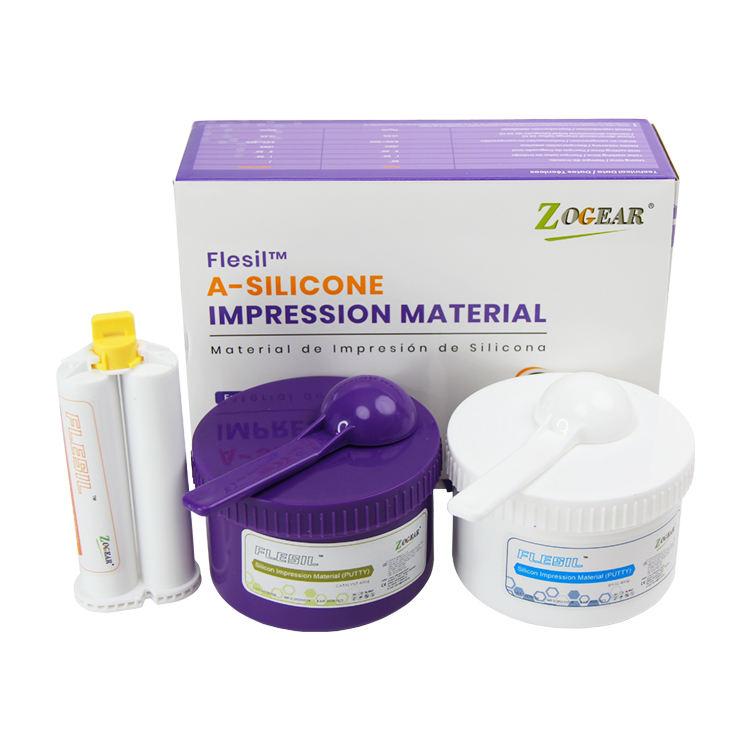 ZOGEAR Flesil A-Silicone Dental Impression Material Kit – Putty & Light Body