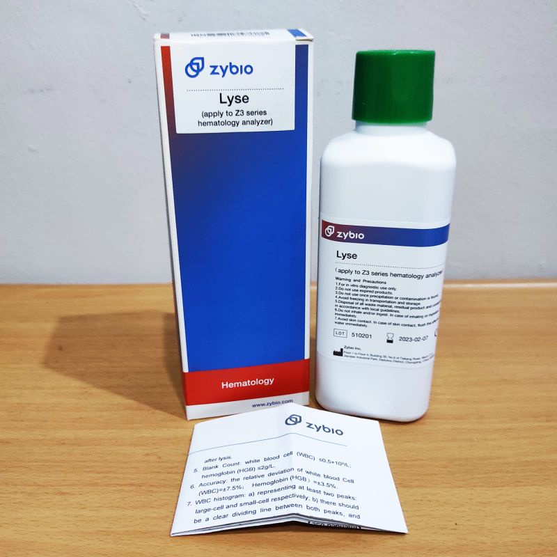 Zybio Lyse Reagent for Z3 Series 3-Part Hematology Analyzers – 500 mL - View 1