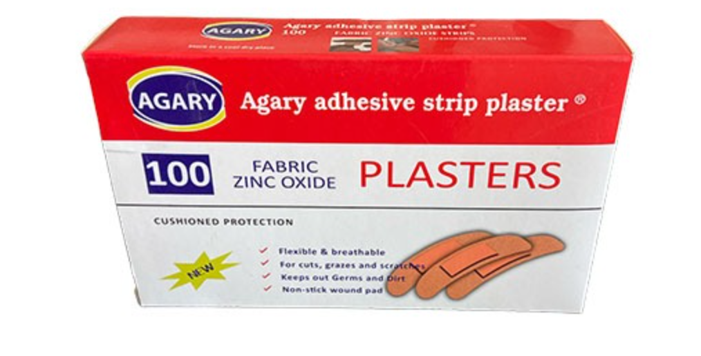 Agary Fabric Zinc Oxide Adhesive Plaster Strips – 100pcs - View 1
