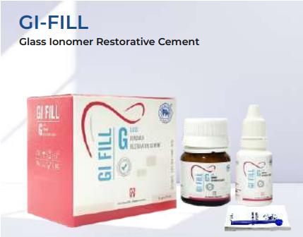 Denta Kris GI-FILL Glass Ionomer Restorative Cement 15g + 10ml