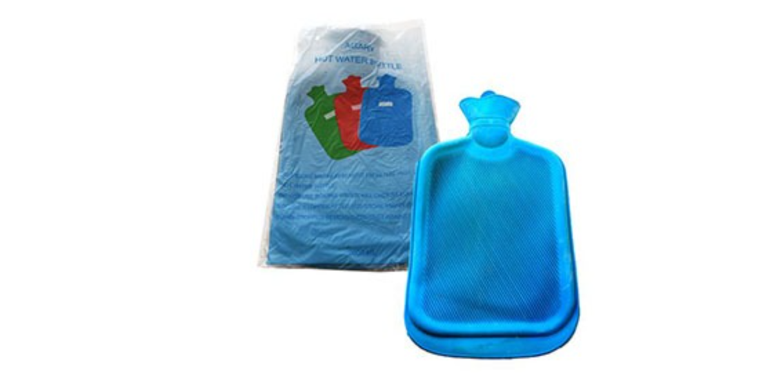 Hot Water Bottle with Cover – Reusable Heat Therapy Bottle