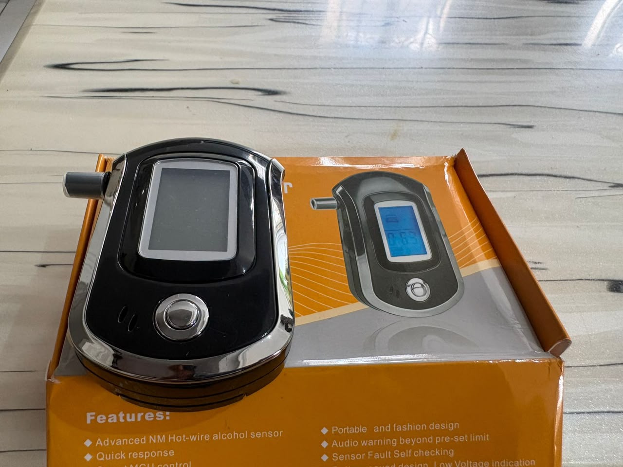 Digital Breath Alcohol Tester – Hot-Wire Sensor Breathalyzer