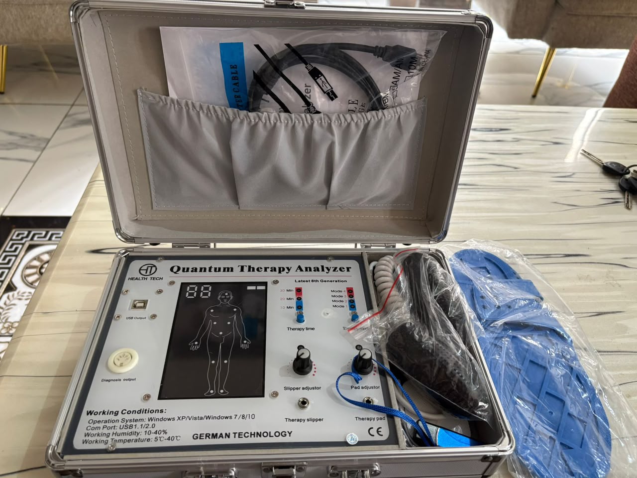 Health Tech Quantum Therapy Analyzer – Latest 8th Generation
