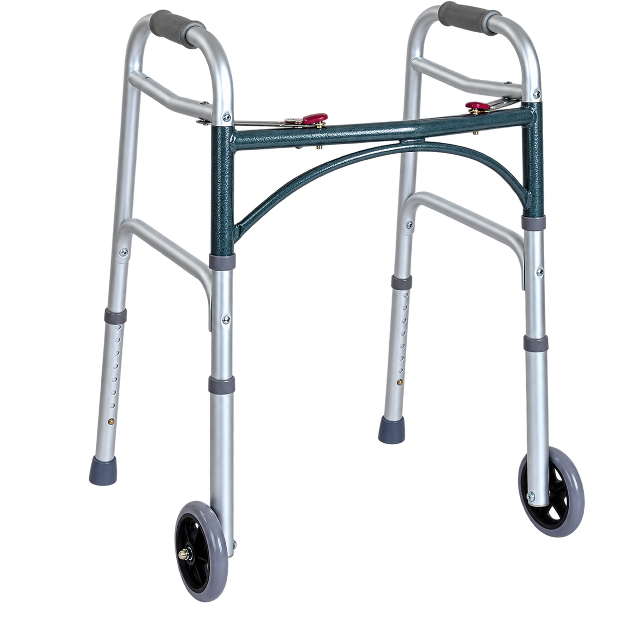 Two-Wheel Folding Walking Frame Walker - View 1