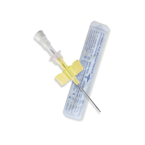 Santaz Yellow IV Cannula 24G – Sterile Disposable IV Catheter - View 1