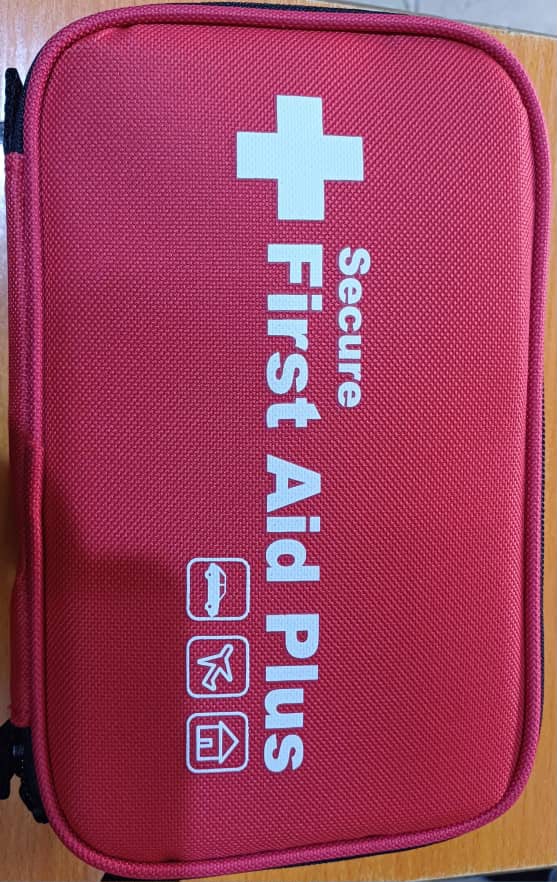Portable Handheld First Aid Kit with Medical Supplies angle 2